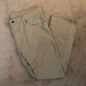 NWOT LEVI STRAUSS 511 Tan/Khaki Jeans, 38 x 30